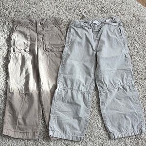 Zara  | Gray and Tan Cargo Pants 🪼